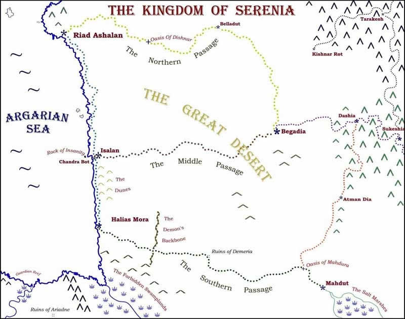 Map of Serenia